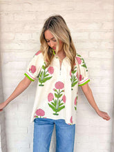 Load image into Gallery viewer, Bold Life Floral Pink Top