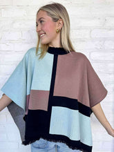 Load image into Gallery viewer, THML Back In Action Multi Poncho