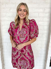 Load image into Gallery viewer, THML Floral Feels Pink Dress