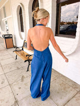 Load image into Gallery viewer, Walk With Me Denim Jumpsuit
