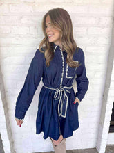 Load image into Gallery viewer, Wonderful Ways Denim Dress