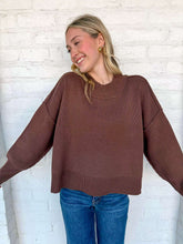 Load image into Gallery viewer, Dedicate My Time Brown Sweater Top