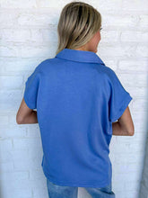 Load image into Gallery viewer, Rock Your Way Blue Top