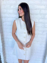 Load image into Gallery viewer, Ready For Business Cream Dress