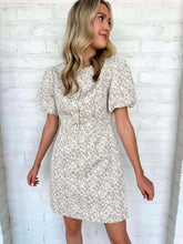 Load image into Gallery viewer, Save The Moment White Jacquard Dress