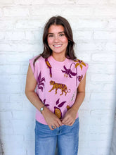 Load image into Gallery viewer, THML The Mighty Pink Jungle Top