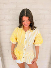 Load image into Gallery viewer, Loud Cheer Yellow Top
