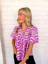 Load image into Gallery viewer, Time To Vacay Lavender Top