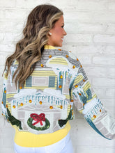 Load image into Gallery viewer, Queen Of Sparkles Yellow Trim Griswold House Sweatshirt