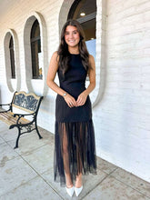 Load image into Gallery viewer, Dotted With The Truth Black Dress
