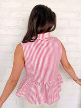 Load image into Gallery viewer, Over The Hill Pink Stripe Top