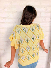 Load image into Gallery viewer, Flora Meadows Yellow Top