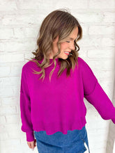 Load image into Gallery viewer, That’s So True Light Plum Sweater