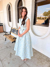 Load image into Gallery viewer, Care For Me Blue Midi Dress