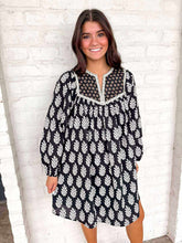 Load image into Gallery viewer, Across The Coast Black Dress