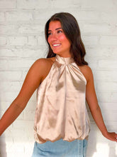 Load image into Gallery viewer, From The View Champagne Halter Top