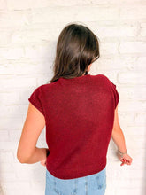 Load image into Gallery viewer, Rise Up Burgundy Top