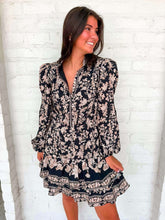 Load image into Gallery viewer, Wildflower Season Black Dress