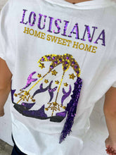 Load image into Gallery viewer, Sequin Cowgirl Boots Fringe Graphic Tee