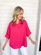 Load image into Gallery viewer, Easy For The Road Hot Pink Top