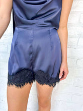 Load image into Gallery viewer, Pass Me By Dark Navy Romper