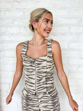 Load image into Gallery viewer, Move On Tiger Print Corset Top