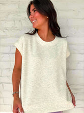 Load image into Gallery viewer, In A Daydream Heather Vanilla Scuba Top