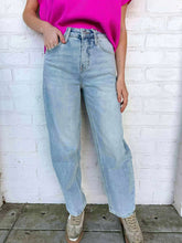 Load image into Gallery viewer, For My Liking High Rise Long Barrel Jean