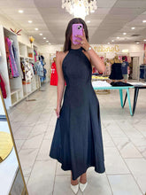 Load image into Gallery viewer, Chasing You Denim Halter Dress