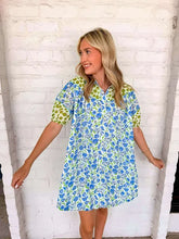 Load image into Gallery viewer, Beyond The Fields Blue Dress