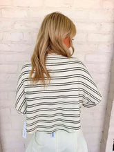 Load image into Gallery viewer, Light Up The Sky White Stripe Top
