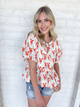 Load image into Gallery viewer, Crawfish Time Red Top