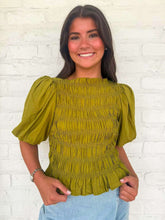 Load image into Gallery viewer, Rush To You Olive Top