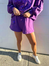 Load image into Gallery viewer, Queen Of Sparkles Queen Card Purple Sparkle Logo Short