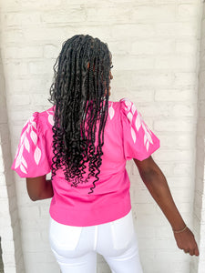 Moving Pieces Pink Top