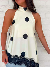 Load image into Gallery viewer, Look At Me Cream Polka Dot Top