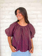 Load image into Gallery viewer, Burgundy Babe Top