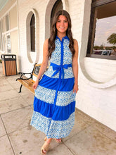 Load image into Gallery viewer, Lovely Spring Day Blue Dress