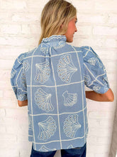 Load image into Gallery viewer, Sweet Escape Blue Top