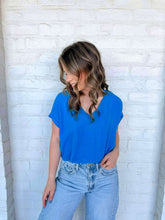 Load image into Gallery viewer, Simple Joy Royal Blue Top