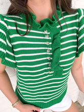 Load image into Gallery viewer, Renew Your Feelings Green Top