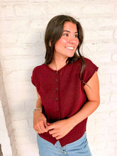 Load image into Gallery viewer, Rise Up Burgundy Top