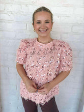 Load image into Gallery viewer, THML Celebrate Goodness Pink Top