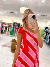 Load image into Gallery viewer, Stripes Of Hope Pink  Dress
