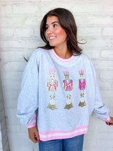 Load image into Gallery viewer, Jordan Amanda Three Little Pink  Christmas Nutcracker Sweatshirt