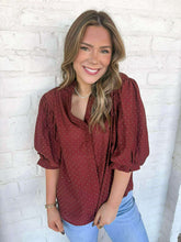 Load image into Gallery viewer, Show You Care Amber Rhinestone Top