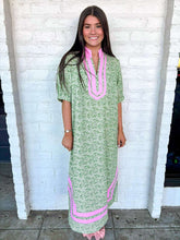 Load image into Gallery viewer, Vibe For The Day Green Dress