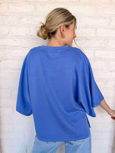 Load image into Gallery viewer, Any Chances Blue Top