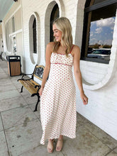 Load image into Gallery viewer, Calm Dreams White Red Dress