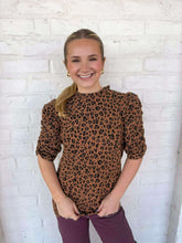 Load image into Gallery viewer, THML Cheetah Girls Brown Top